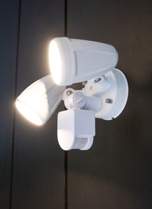 Twin Security Light White