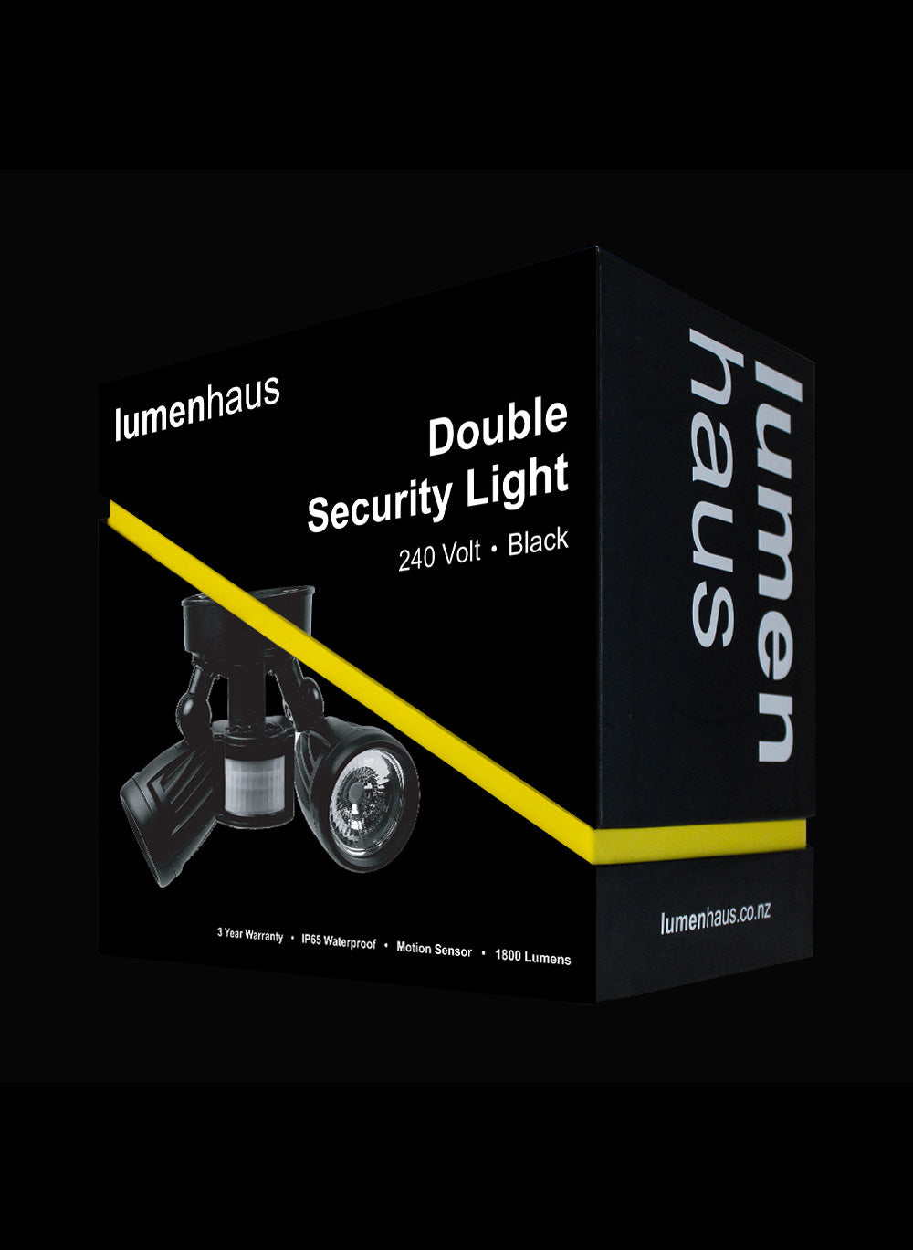 Twin Security Light Black