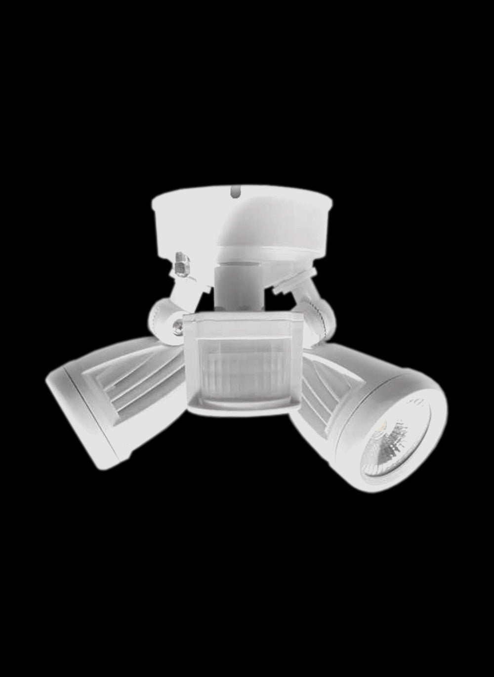 Twin Security Light White